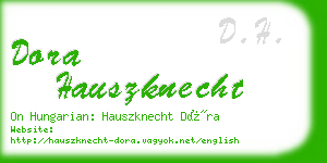 dora hauszknecht business card